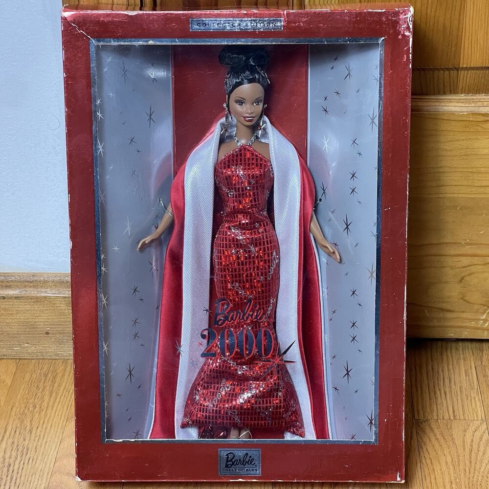 Original New Barbie 2000 Collector's Edition Doll African American #27410 Mattel